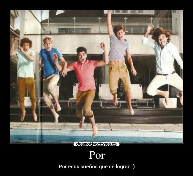 carteles one direction suenos desmotivaciones
