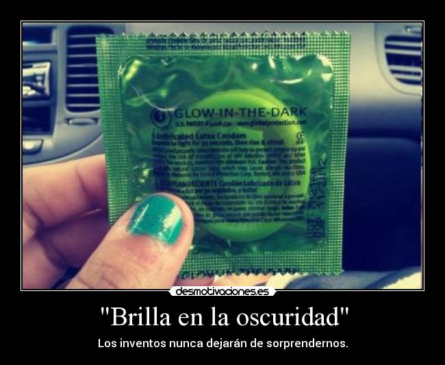 Brilla en la oscuridad - Los inventos nunca dejarán de sorprendernos.