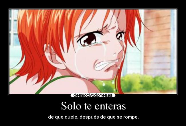 carteles one piece nami frase face nuest desmotivaciones