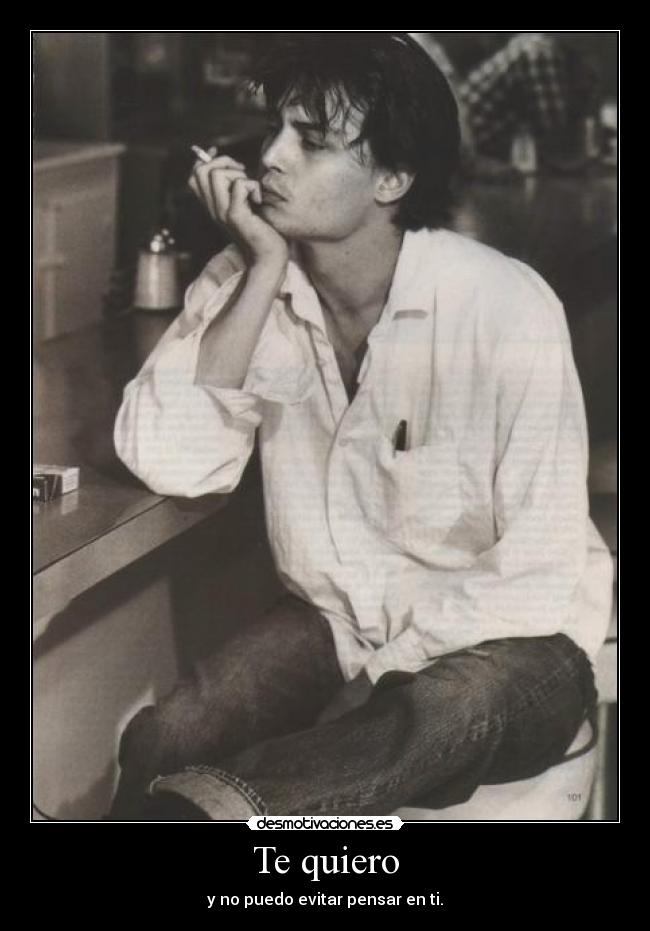 carteles johnny depp quere poder evitar pensar desmotivaciones