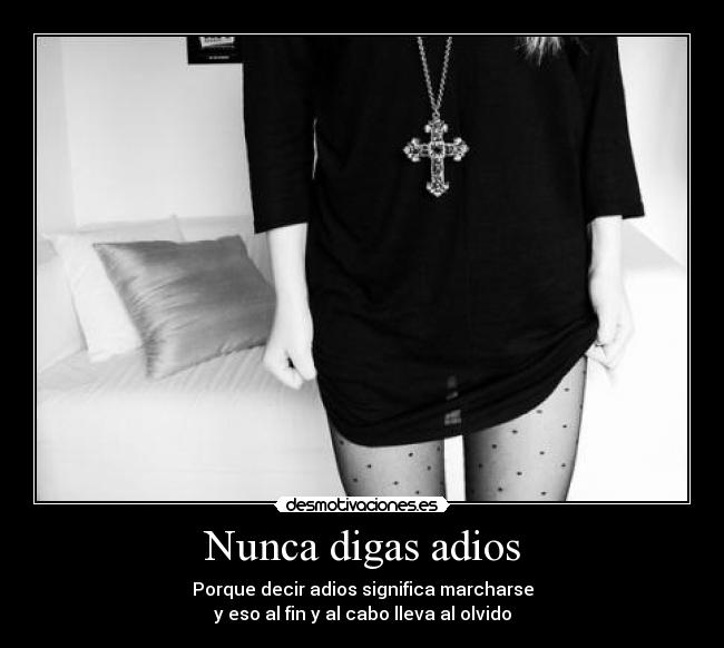 Nunca digas adios - 