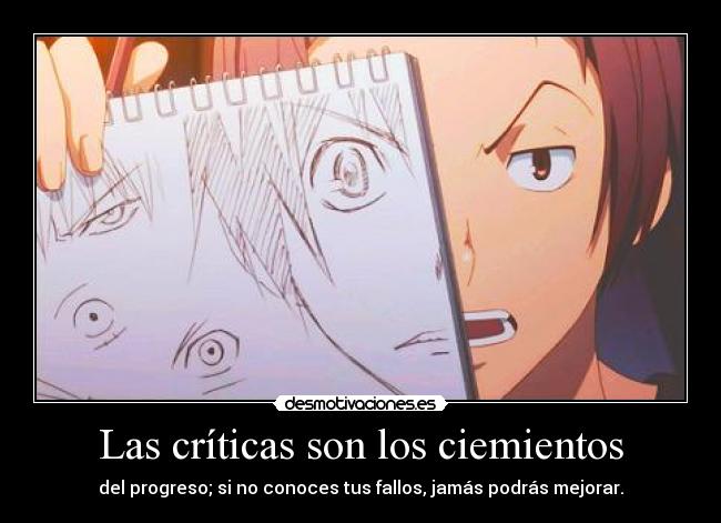 carteles criticas bakuman niizuma harukaze desmotivaciones