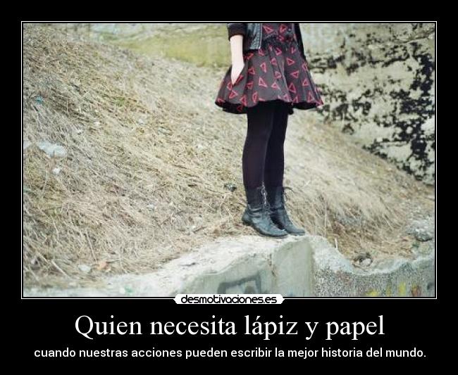 Quien necesita lápiz y papel - 