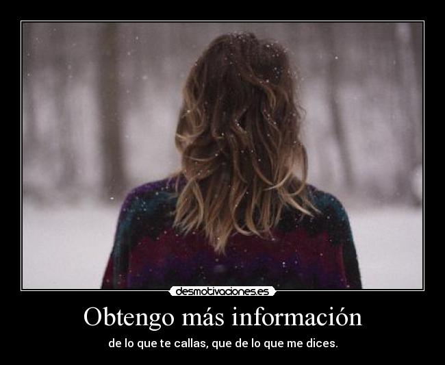 Obtengo más información - 