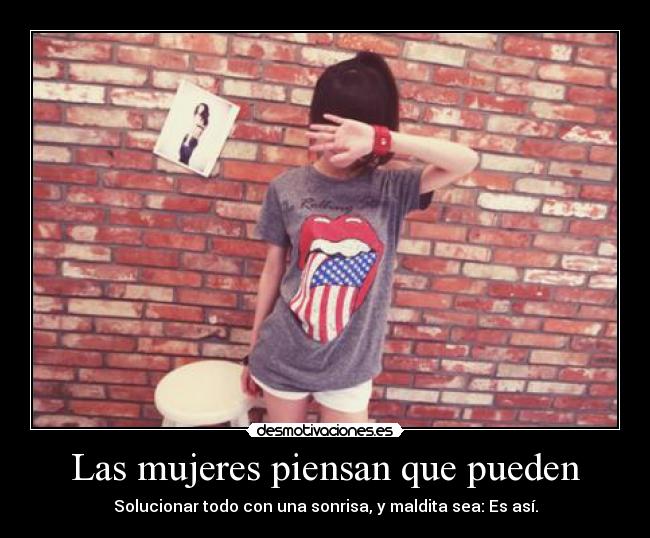 Las mujeres piensan que pueden -