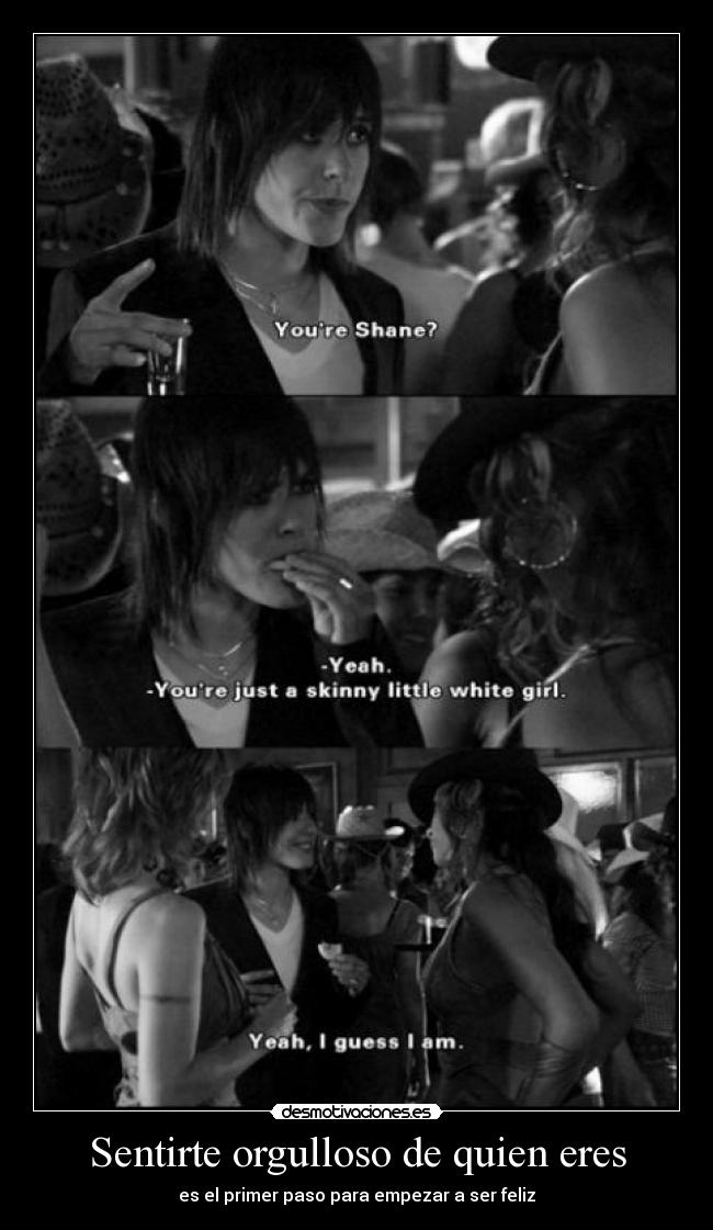 Sentirte orgulloso de quien eres -