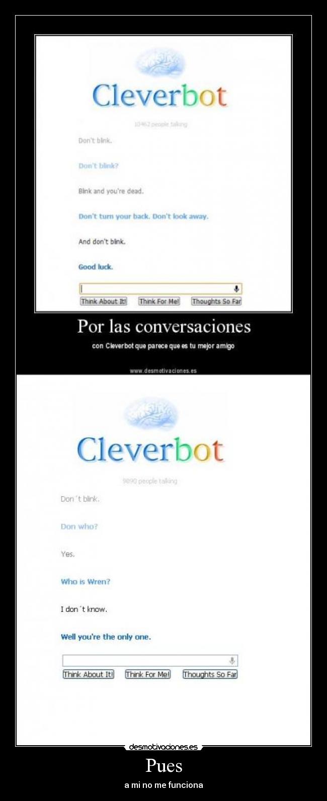 Pues - a mi no me funciona