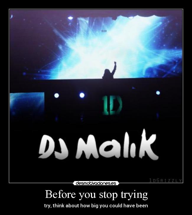 Before you stop trying -