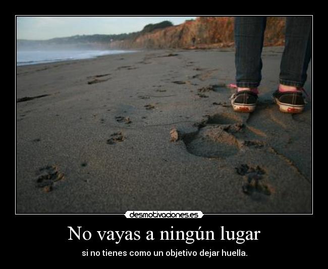 No vayas a ningún lugar -