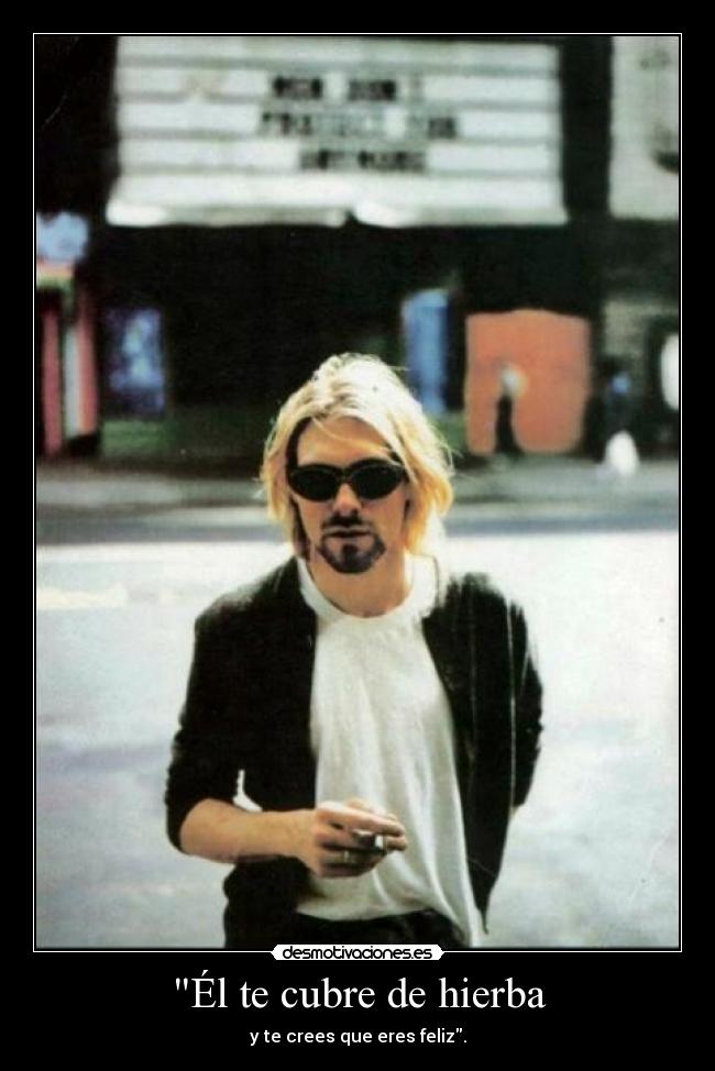 Él te cubre de hierba -