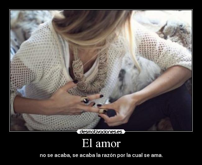 El amor -