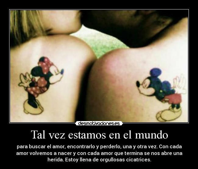 Tal vez estamos en el mundo -