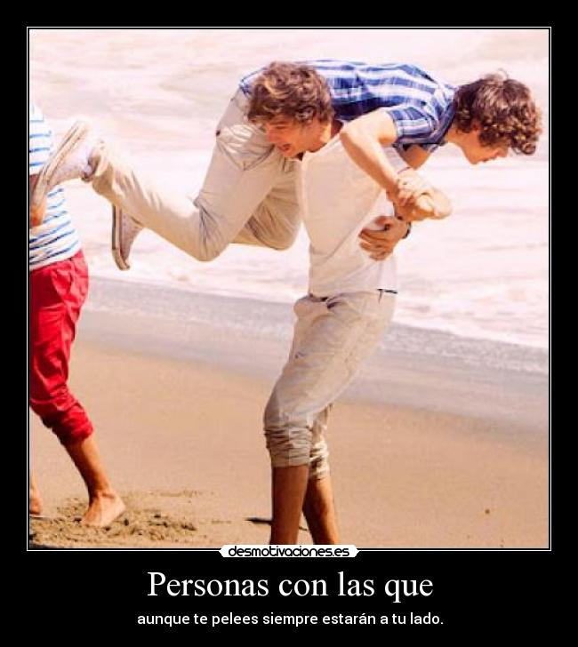 Personas con las que -