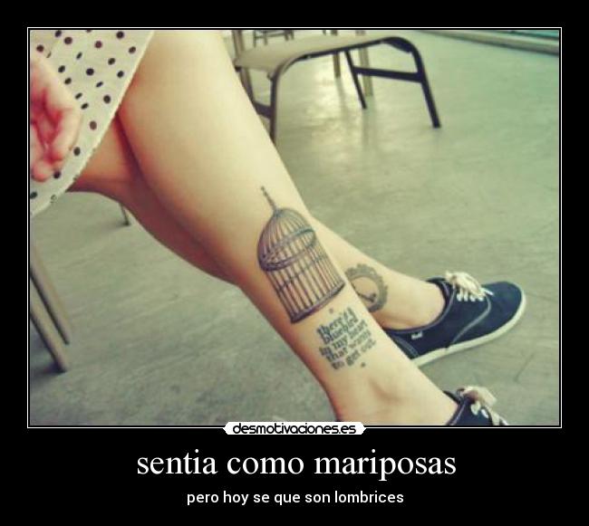 sentia como mariposas -