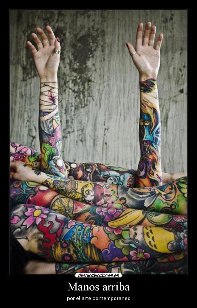 Manos arriba - por el arte contemporaneo