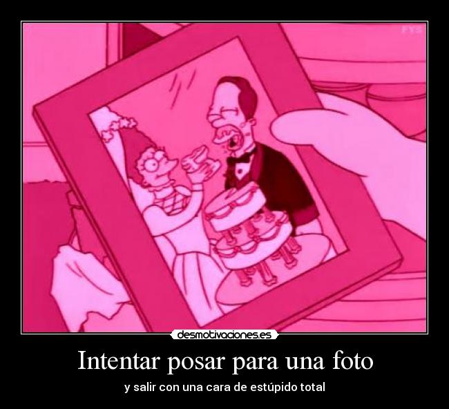 Intentar posar para una foto -