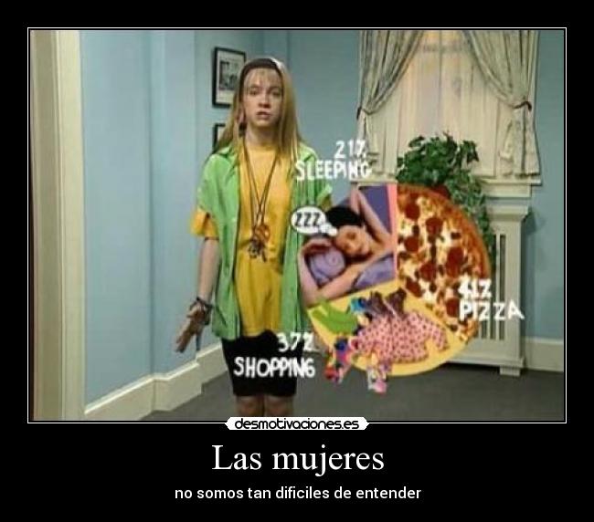 Las mujeres - no somos tan dificiles de entender