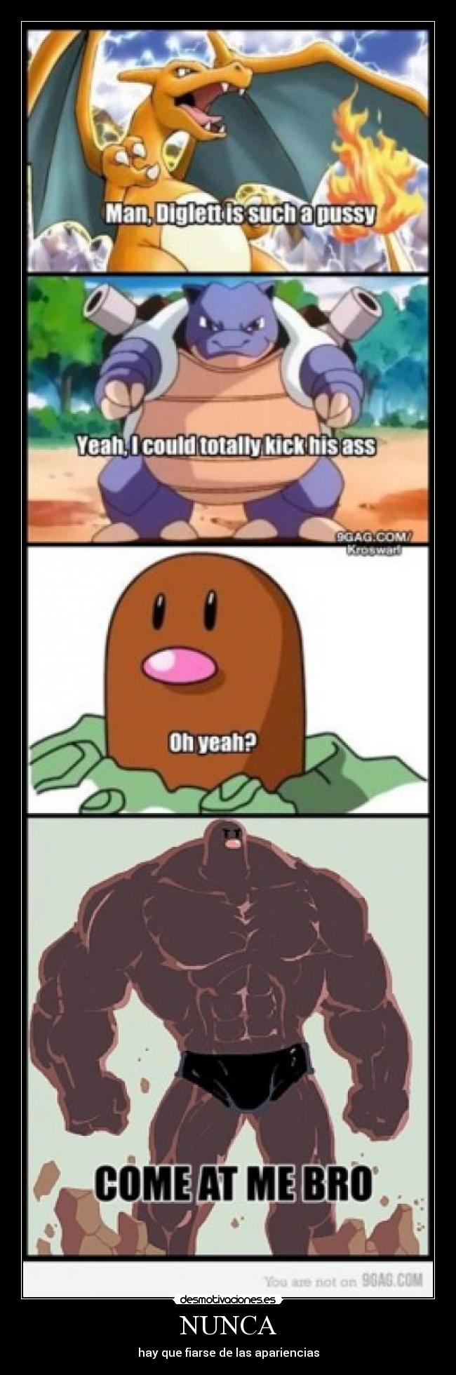 NUNCA - hay que fiarse de las apariencias