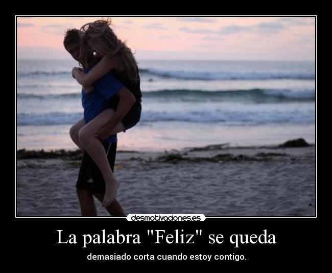 La palabra Feliz se queda -