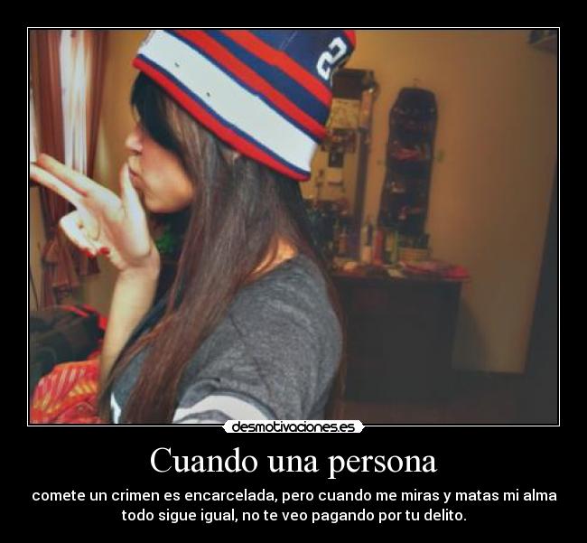 Cuando una persona - 