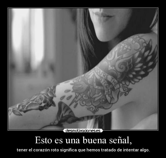 Esto es una buena señal, - 