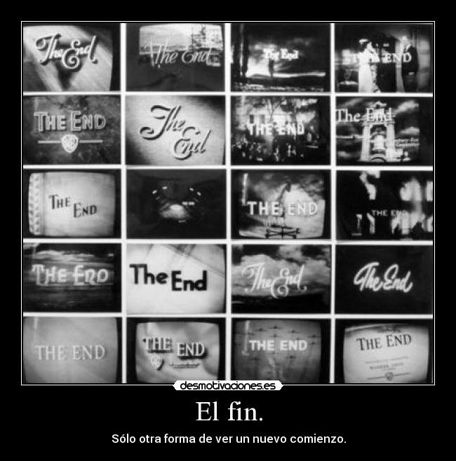 El fin. - 