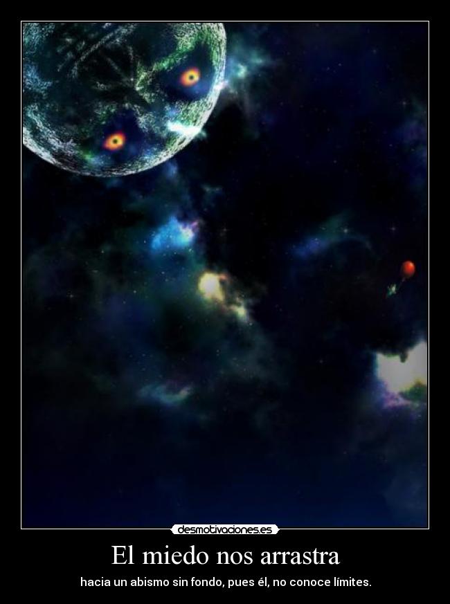 El miedo nos arrastra -