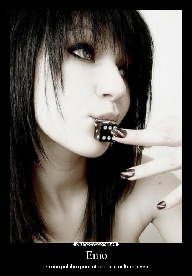 Emo - es una palabra para atacar a la cultura joven