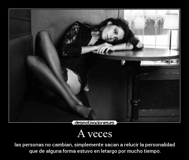 A veces -