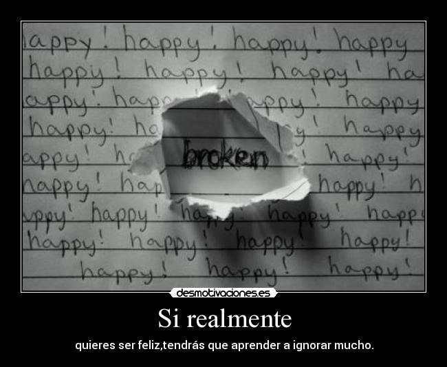 Si realmente - 