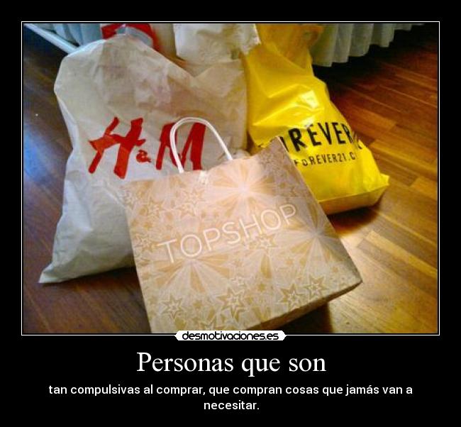 Personas que son -