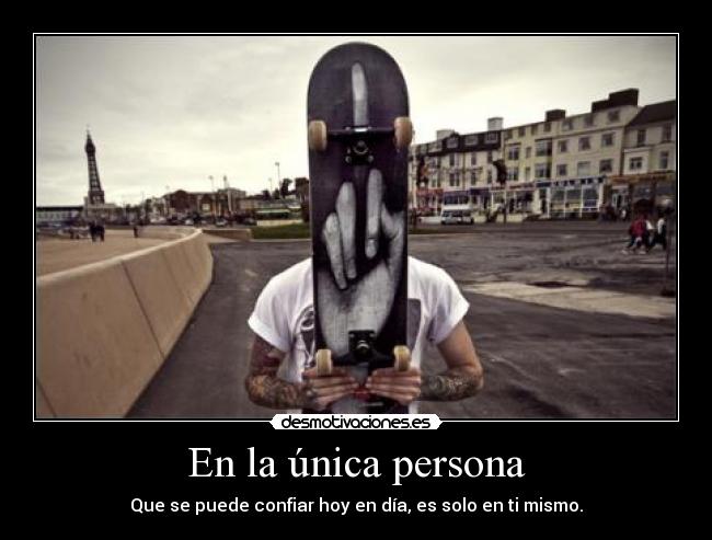 En la única persona -