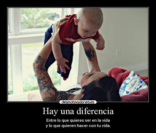 Hay una diferencia -