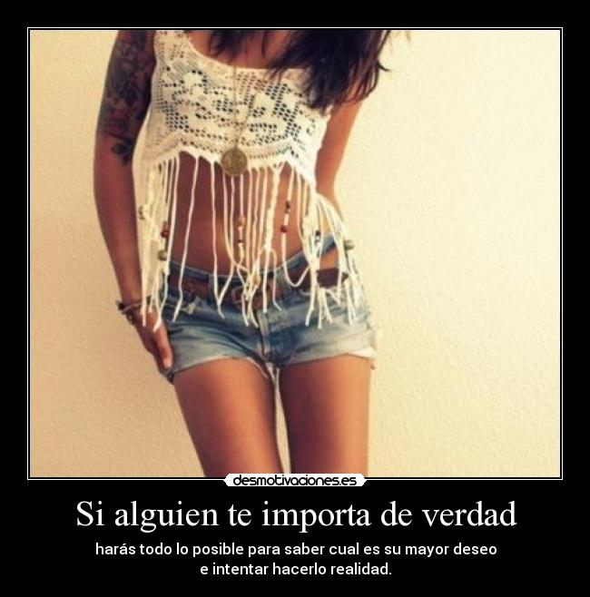 Si alguien te importa de verdad - 