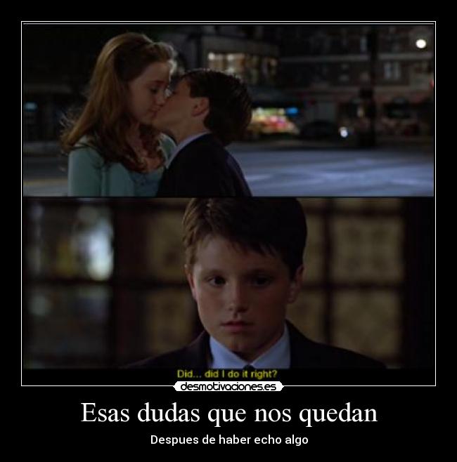 Esas dudas que nos quedan -