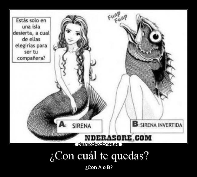 ¿Con cuál te quedas? - ¿Con A o B?