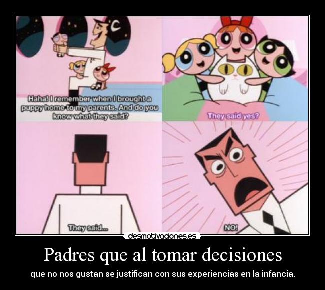 Padres que al tomar decisiones - 