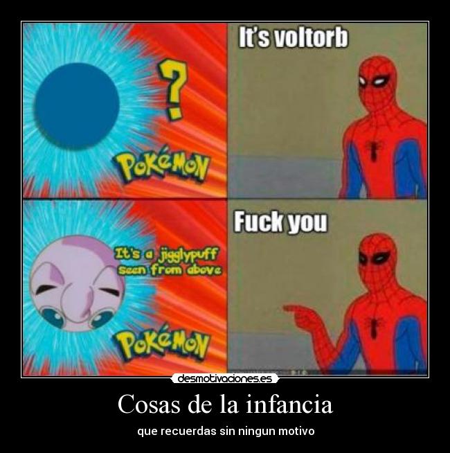 carteles infancia pokemon jigglypuff desde arriba desmotivaciones