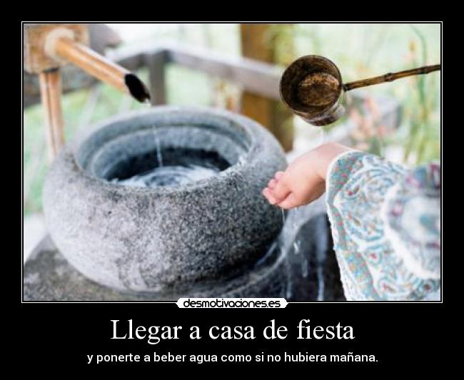 Llegar a casa de fiesta - 