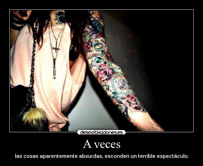 A veces -