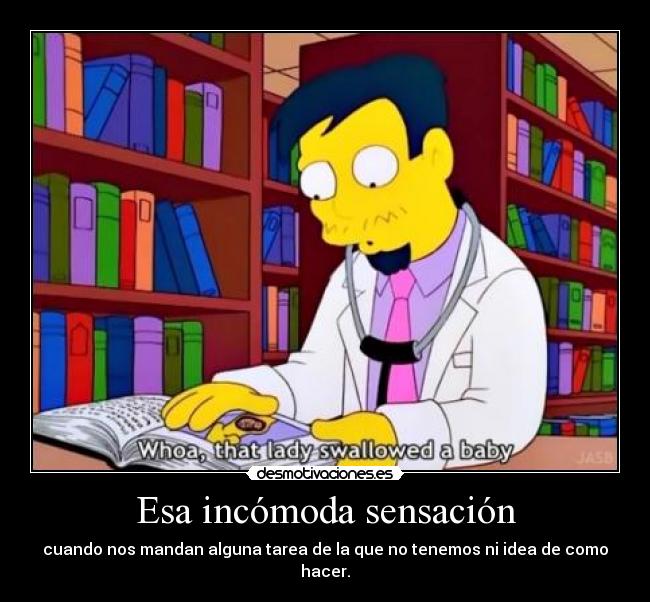 Esa incómoda sensación -