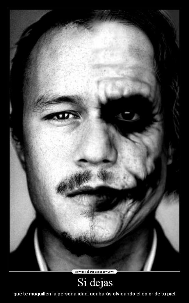 carteles eres tan diferente que mirandote espejo podrias reconocerte desmotivaciones