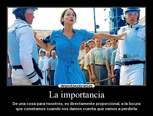 carteles las cosas importantes sienten demuestran katniss los juegos del hambre desmotivaciones