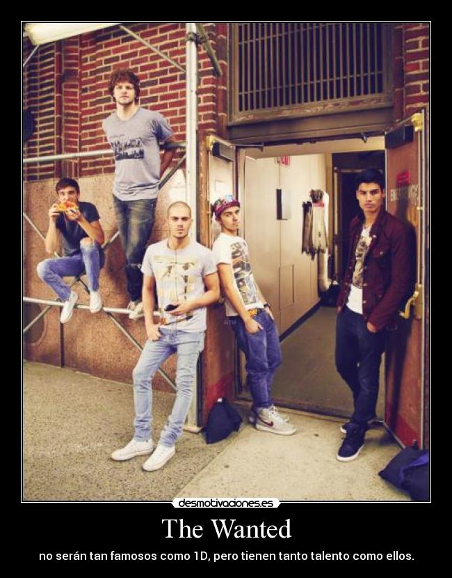 The Wanted - no serán tan famosos como 1D, pero tienen tanto talento como ellos.