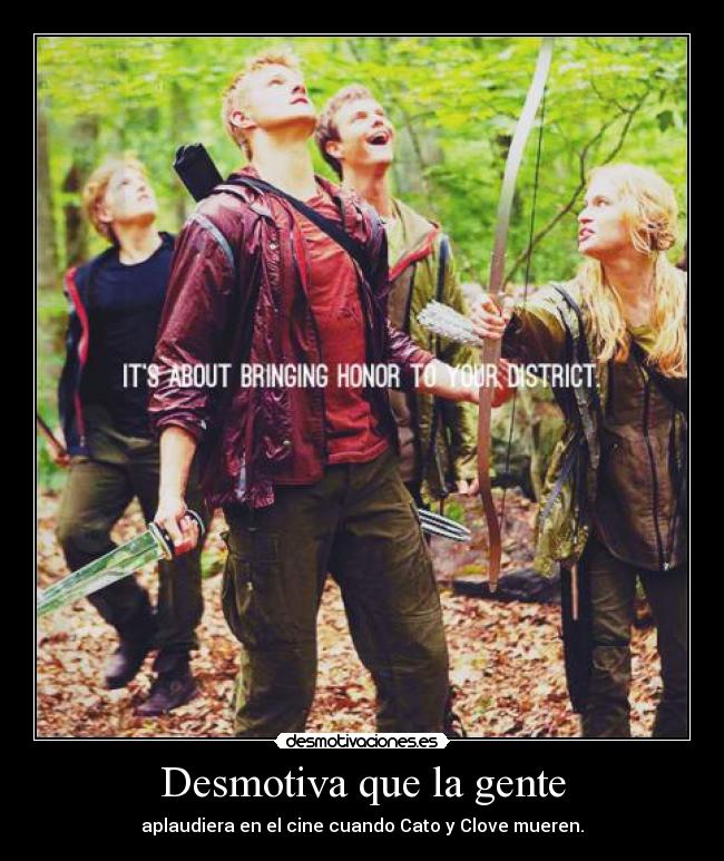 Desmotiva que la gente -