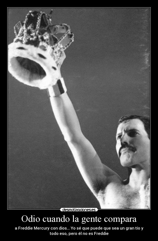 carteles odio freddie mercury the bestest desmotivaciones