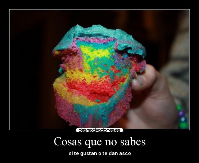 Cosas que no sabes - 