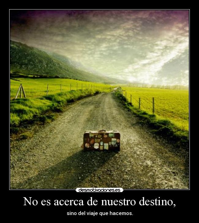 carteles destino destino viaje vida desmotivaciones