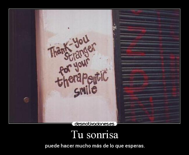 Tu sonrisa -