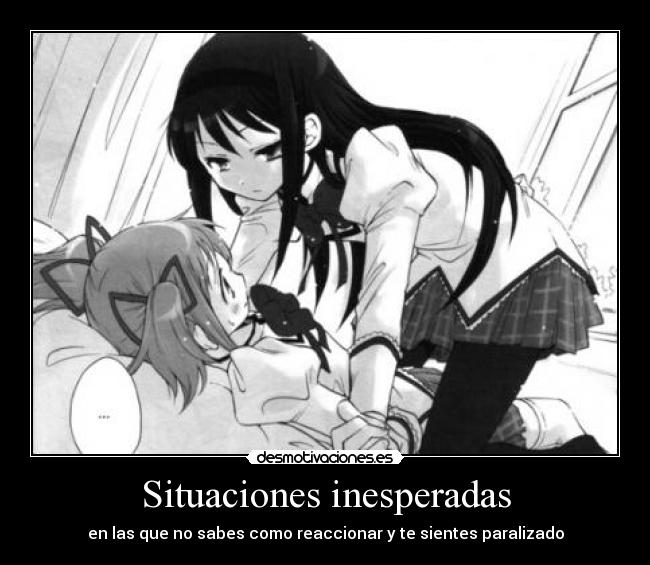 Situaciones inesperadas - en las que no sabes como reaccionar y te sientes paralizado